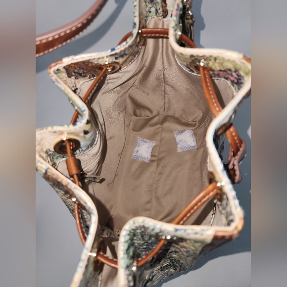 Brahmin Melinda Satchel in Souvenir Panthera NWT - Picture 9 of 15